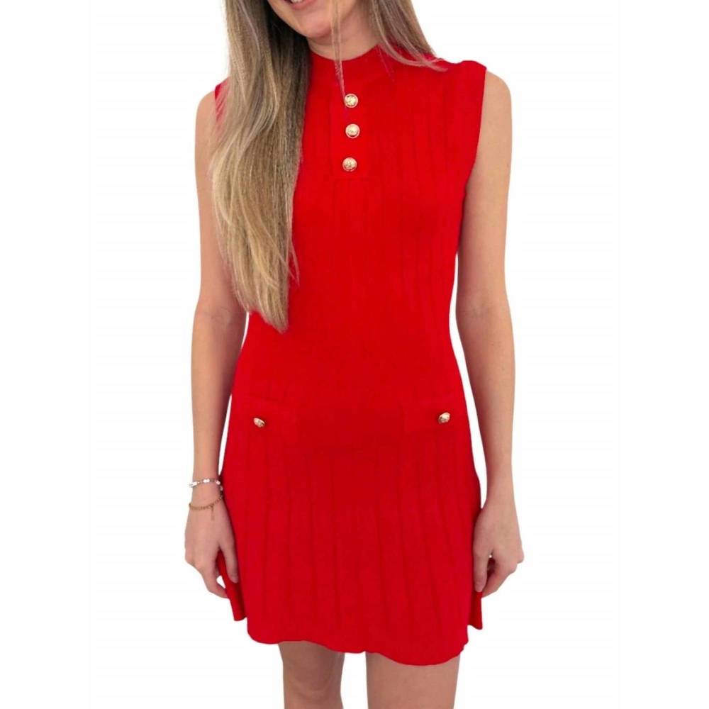 NEW SOFIE THE LABEL carly dress in red